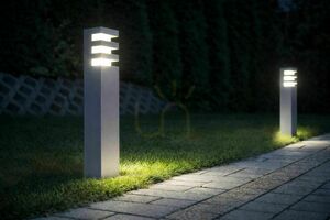 Utomhusstående lampa SU-MA RADO 2 DG mörkgrå 50 cm IP54 E27 LED small 2