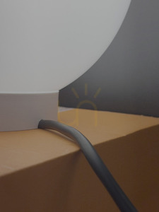 Trädgårdsboll Lunares Luna Ball 30 cm vit LED E27 LB30B small 20