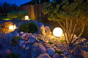 Trädgårdskula Lunares LUNA BALL 40 cm vit blank LED E27 LB40B small 10