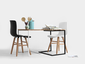 LUPE SOLID WOOD 60 bord - ek, vit small 2