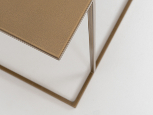 WALT METAL soffbord 100x100 - guld small 4