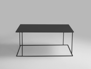 WALT METAL soffbord 100x60 - svart small 3