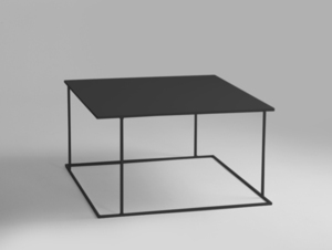 WALT METAL 80 soffbord - svart small 3