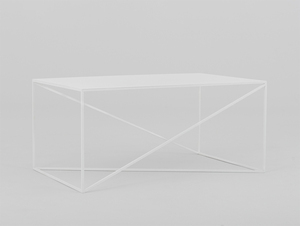 MEMO METAL soffbord 100x60 - vit small 0