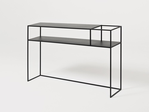 Kontrollera SENSO FLOWER METAL konsol 120x25 P - svart