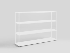 HYLLER METAL 150x110 bokhylla - vit small 0