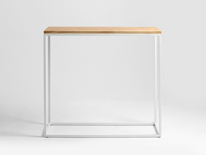 JULITA SOLID WOOD 92-1F konsol - ek, vit small 3
