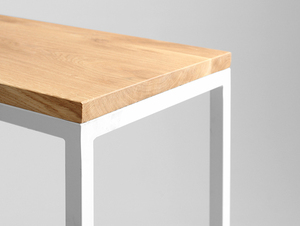JULITA SOLID WOOD 92-1F konsol - ek, vit small 4