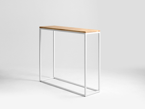 JULITA SOLID WOOD 92-1F konsol - ek, vit small 0