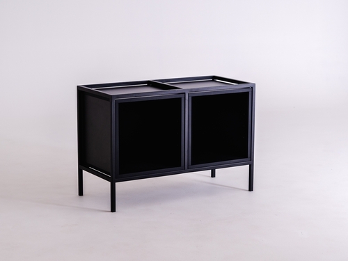 Kontrollera SKAP BLACK 2R1 BOX x2 bokhylla
