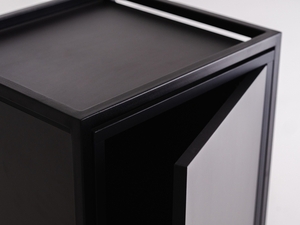 SKAP BLACK 2R1 DOOR x2 bokhylla small 4
