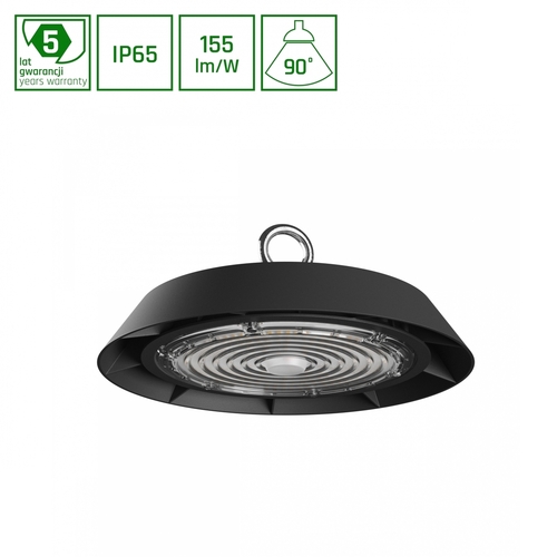 Kontrollera Plateo 3 High Bay 100 W Nw 230 V 90 St ip65 Ik09 250 X120 Mm Svart 5 års garanti. 1 10 V