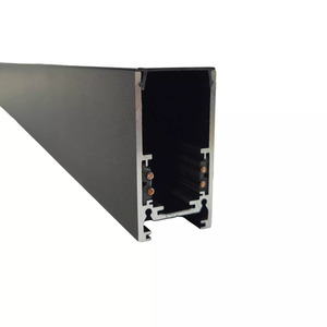Magnetskena hög 200cm Magnetlinje svart TLV-200H small 0