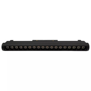 Rotater 18W magnetlinje roterande spotlampa LED svart TLV-11-18TU small 1