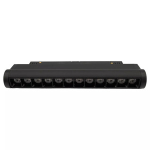 Rotater 12W magnetlinje roterande spotlampa LED svart TLV-11-12 small 1