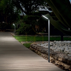 Utomhusstående LED-lampa Ideallux AGOS H60 brun 3000K aluminium 326689 small 1