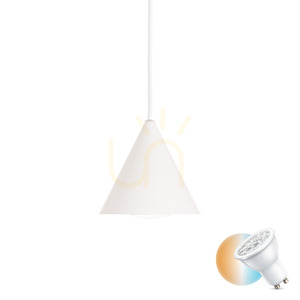 Pendellampa Ideallux A-LINE SP1 vit Ø13 cm GU10 232690 small 0