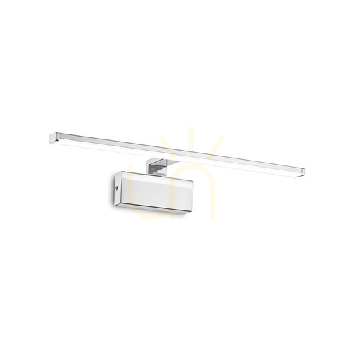 Kontrollera Vägglampa Ideallux ALMA AP D51 krom LED 12,5W 224930