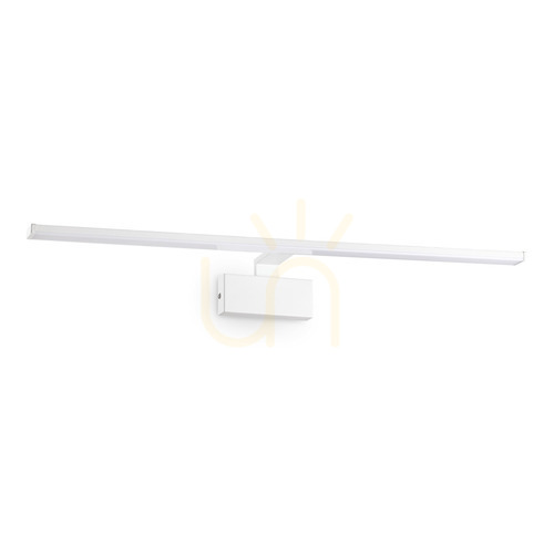 Kontrollera Vägglampa Ideallux ALMA AP D81 BIANCO vit LED 18W 225029