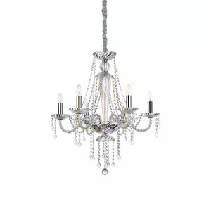 Taklampa Ideallux Amadeus SP6 transparent kristall 168753 small 1