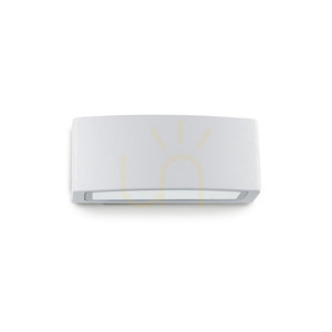 Utomhusvägglampa Ideallux Andromeda AP1 Grigio grå aluminium E27 158822 small 0