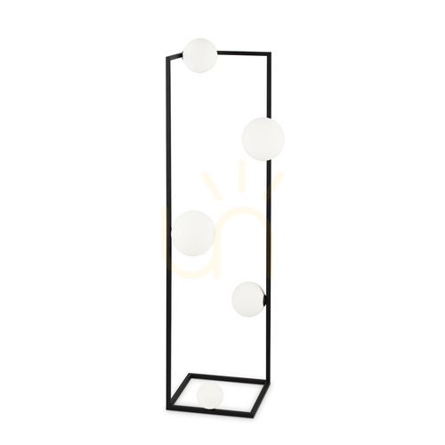 Kontrollera Stående lampa Ideallux Angolo PT5 svart 5-ljus G9 284309