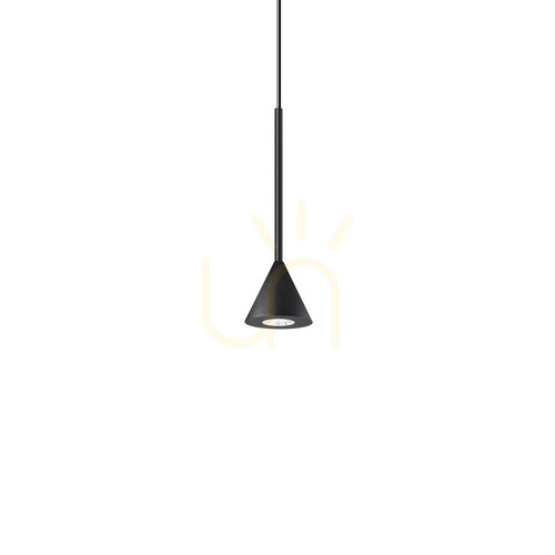 Kontrollera Taklampa Ideallux ARCHIMEDE SP CONO svart LED 4W 9 cm 328348