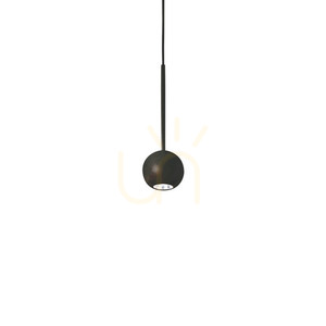 Pendellampa Ideallux Archimede Sfera Nero svart LED 4W 328355 0 Pendellampa Ideallux Archimede Sfera Nero svart LED 4W 328355 small 0