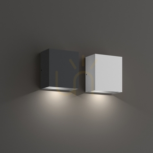 Vägglampa utomhus Ideallux ARGO AP1 vit LED 6W 4000K IP65 321691 small 2