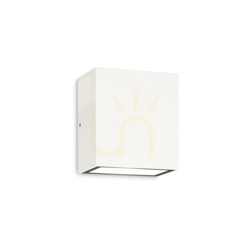 Kontrollera Vägglampa utomhus Ideallux ARGO AP1 vit LED 6W 4000K IP65 321691