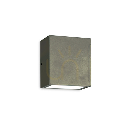 Kontrollera Utomhus vägglampa Ideallux ARGO AP2 antracit 4000K 268293