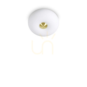 Plafond Ideallux Arizona PL2 vit glas 30 cm 214498 small 0