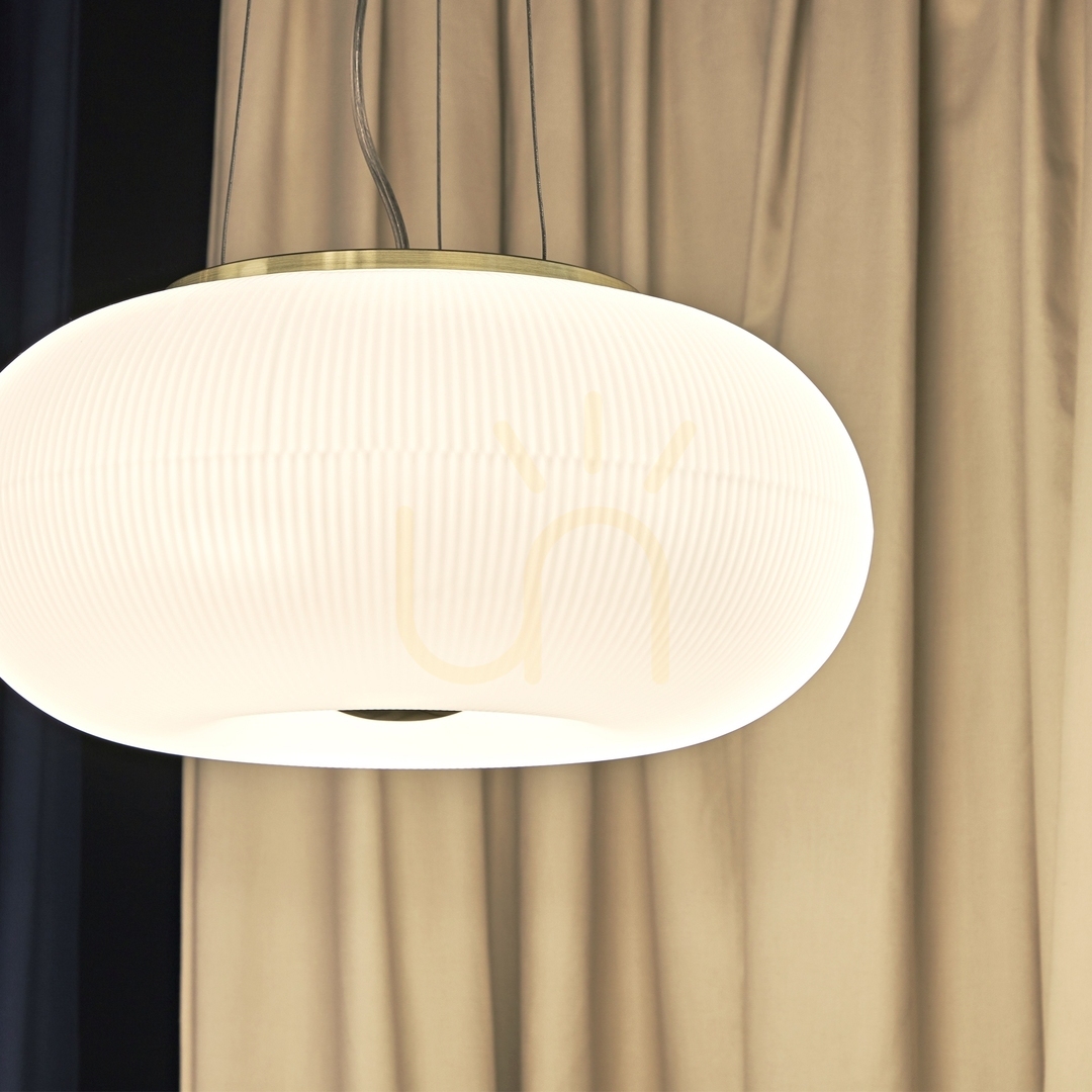 Förhandsvisning Taklampa Ideallux Arizona SP3 vit glas 3-ljus 40 cm 214474 Taklampa Ideallux Arizona SP3 vit glas 3-ljus 40 cm 214474