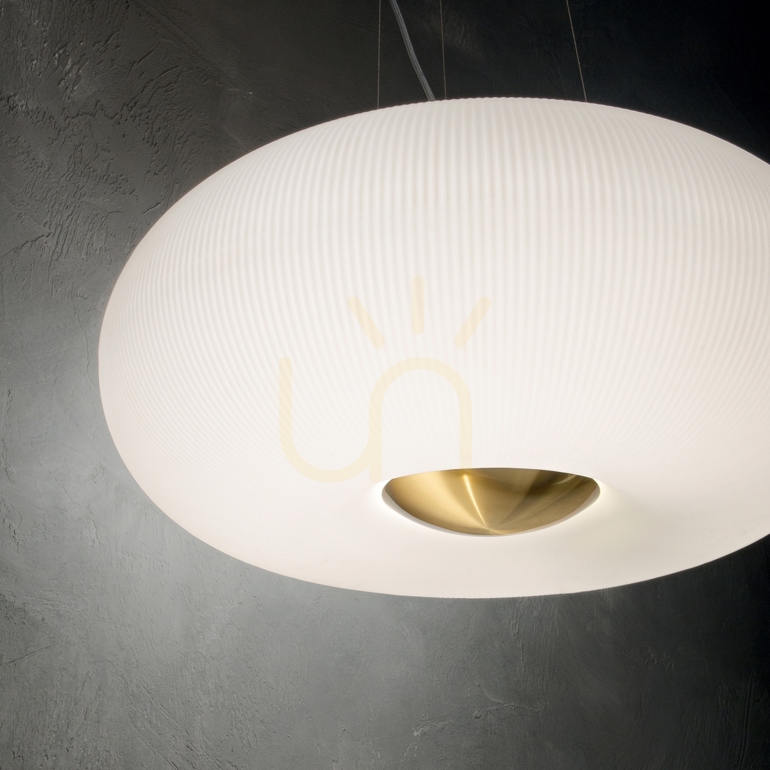Display Taklampa Ideallux Arizona SP3 vit glas 3-ljus 40 cm 214474 Taklampa Ideallux Arizona SP3 vit glas 3-ljus 40 cm 214474