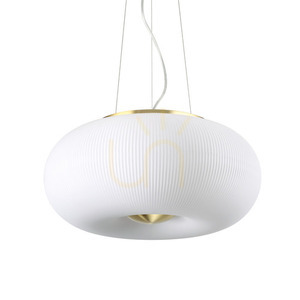 Taklampa Ideallux Arizona SP3 vit glas 3-ljus 40 cm 214474 0 Taklampa Ideallux Arizona SP3 vit glas 3-ljus 40 cm 214474 small 0