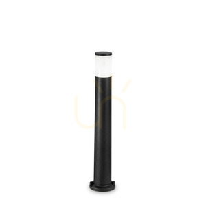 Utomhusstående lampa Ideallux ATENA PT1 svart 80 cm E27 198620 small 0