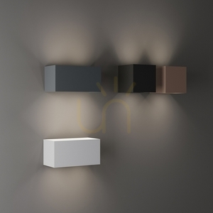 Utomhusvägglampa Ideallux ATOM AP D20 Coffee brun 328669 2 Utomhusvägglampa Ideallux ATOM AP D20 Coffee brun 328669 small 2