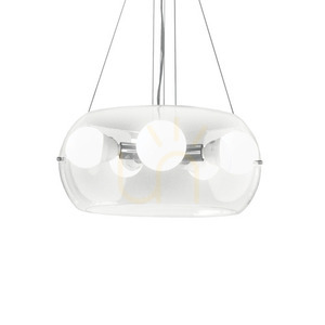 Taklampa Ideallux Audi-10 SP5 transparent krom glas 5xE27 016863 small 0