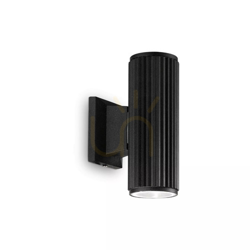 Kontrollera Utomhus vägglampa Ideallux BASE AP2 vit GU10 2-ljus 129457