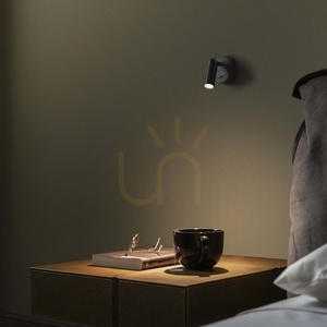 Vägglampa Ideallux Bean AP Round nickel LED 3W 260631 small 2