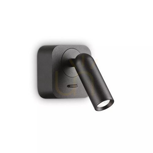 Kontrollera Vägglampa Ideallux BEAN AP SQUARE svart LED 3W 260655