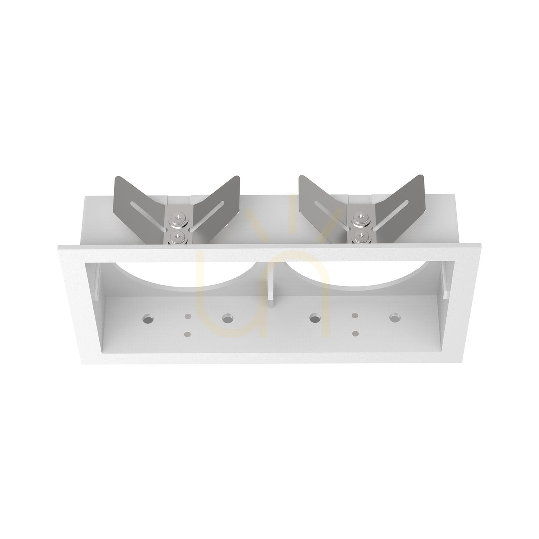 Kontrollera Lamptillbehör Ideallux BENTO RAM SQUARE TWIN vit 287935 Lamptillbehör Ideallux BENTO RAM SQUARE TWIN vit 287935