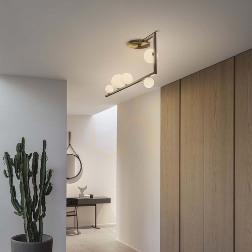 Kontrollera Plafond Ideallux Birds PL5 svart 273631