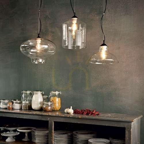 Kontrollera Taklampa Ideallux Bistro SP1 Plate Fumé glas metall 28 cm 112343