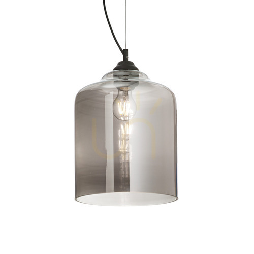 Kontrollera Pendellampa Ideallux BISTRO SP1 Square Fumé 24 cm 112312