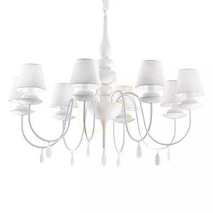 Taklampa Ideallux Blanche SP8 vit 8-ljus 92 cm 035574 small 1