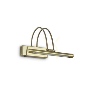 Vägglampa Ideallux BOW AP D26 champagne LED metall 121338 small 0