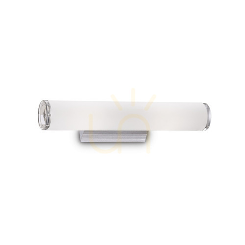 Kontrollera Vägglampa Ideallux Camerino AP2 vit metall glas 2xE14 027081
