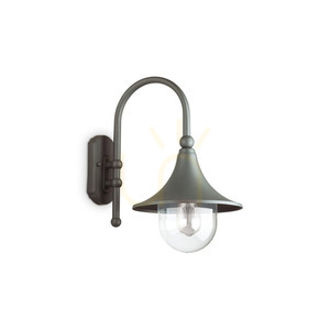 Utomhusvägglampa Ideallux CIMA AP1 antracit E27 246819 small 0