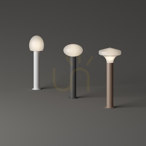 Utomhusstående lampa Ideallux CLIO 249469 vit aluminium 60 cm small 1